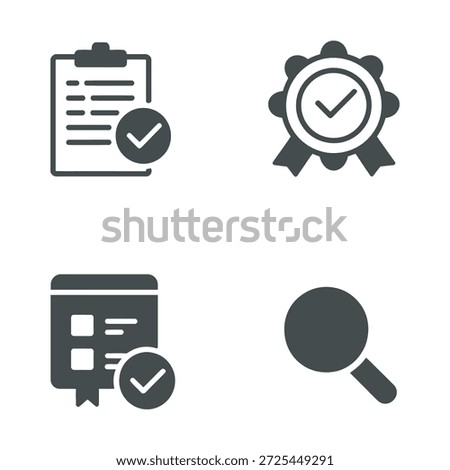 Quality Assurance Verification and Official Certification Badge