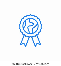 quality award icon sign vector