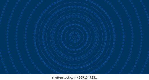 Fundo de qualidade. Visualização de Big Data no espaço escuro com decoração de efeito de forma de linhas pontilhadas. Elemento de design gráfico moderno pontilhas conceito de estilo círculo para folheto, cartão, moderno