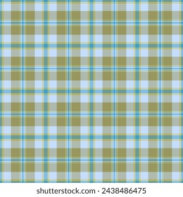 Cuadros de control de fondo de calidad, patrón de vector al por menor tartan. Tracery textil textura de la tela sin costuras en color claro y amarillo.