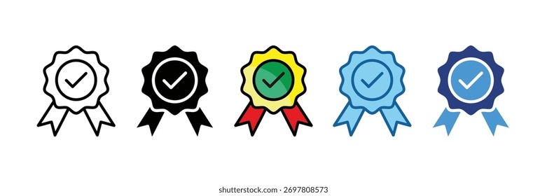 Quality Badge Icon Element For Design