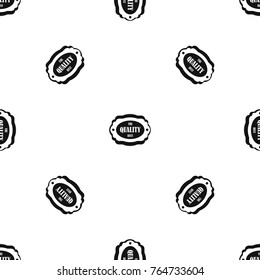 The quality best label pattern repeat seamless in black color for any design. Vector geometric illustration