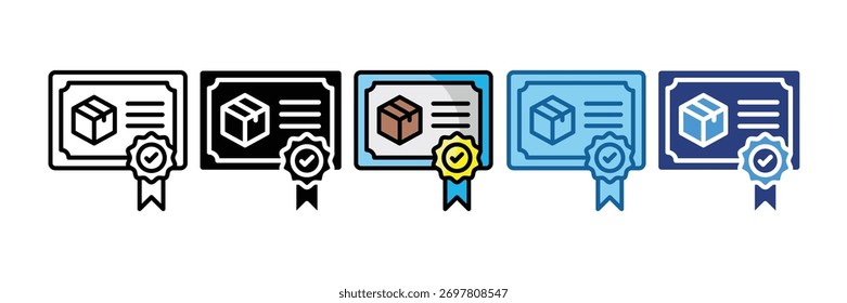 Elemento De Ícone De Certificado De Qualidade Para Design