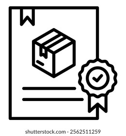 Quality Certification Icon Element For Design