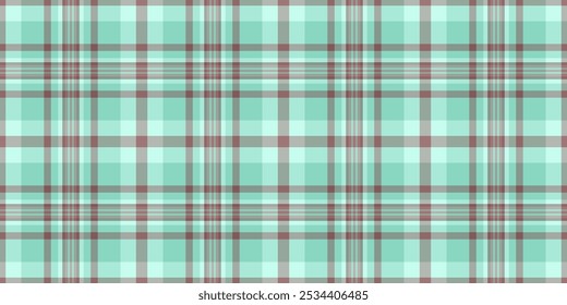 Quality check fabric plaid, plain background texture seamless. Hounds tartan pattern textile vector in pastel and light colors palette.