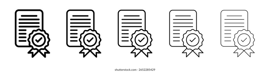 Ícone de verificação de qualidade conceito de sinal plano preenchido para web design.