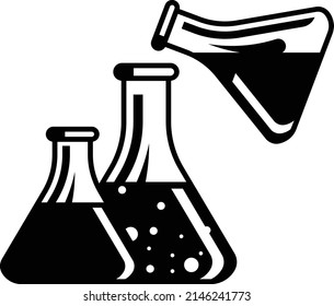 Quality Check in Lab vector icon design, Water Treatment and Purification Plant symbol, Environment Friendly Industry Sign, Desalination Biotechnology stock illustration, pH adjustment Concept,