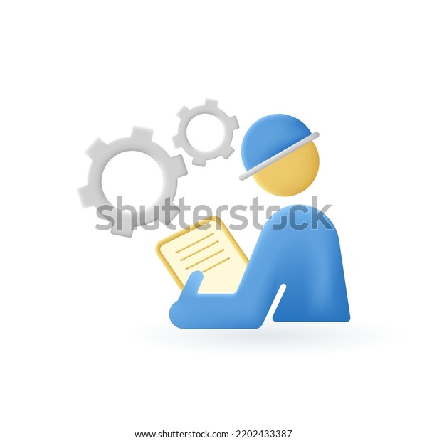 Quality Control 3d Icon Standard Manufacture Stock Vector (Royalty Free ...