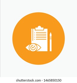 Quality Control, Backlog, Checklist, Control, Plan. Vector Icon Template background