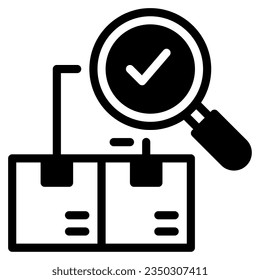 Icono de control de calidad para uiux, etc