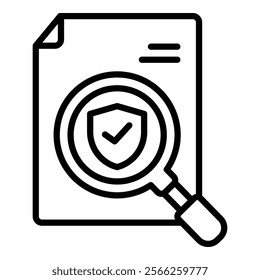 Quality Control Icon Element For Design
