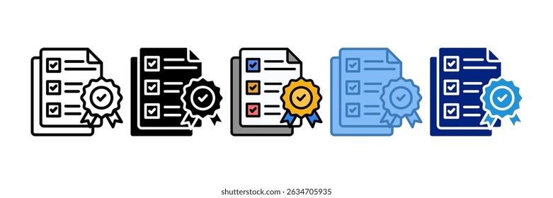 Quality Control Icon Element For Design
