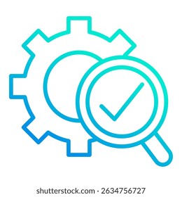 Quality Control Icon Element For Design