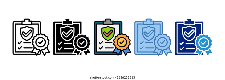 Elemento De Ícone De Controle De Qualidade Para Design