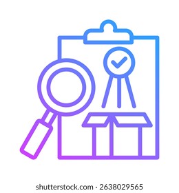 Quality Control Icon Element For Design