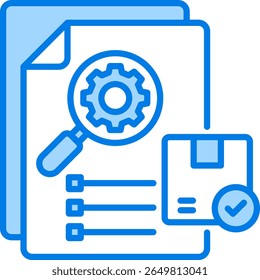 Quality Control Icon Element for Design