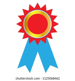 quality control icon - premium quality world-class stamp. Approved sertified mark. Certified seal symbol. Isolated sketch  for creating a logo.