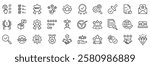 Quality control icon set. Containing inspection, evaluation, product, quality assurance, process, testing and more.