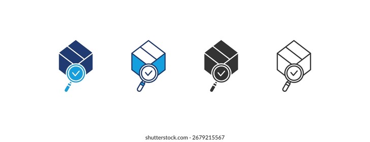 Quality Control Icon Set Multiple Style Collection