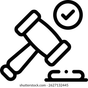 quality control icon. Thin Linear Style Design Isolated On White Background