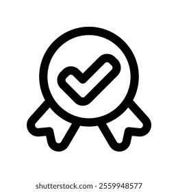 quality control icon. vector line icon for your website, mobile, presentation, and logo design.