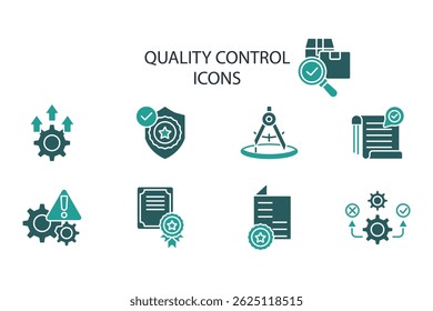 quality control icon. vector.Editable stroke.linear style sign for use web design,logo.Symbol illustration.