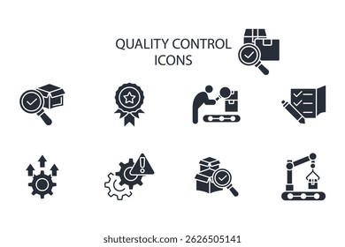 quality control icon. vector.Editable stroke.linear style sign for use web design,logo.Symbol illustration.