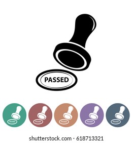 Quality control icons set.Vector illustration
