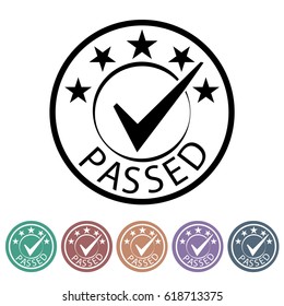 Quality control icons set.Vector illustration

