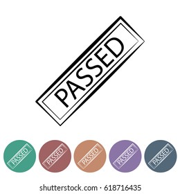 Quality control icons set.Vector illustration 