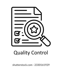Ilustración de diseño de iconos de control de calidad. Símbolo de Smart Industries sobre el fondo blanco Archivo EPS 10