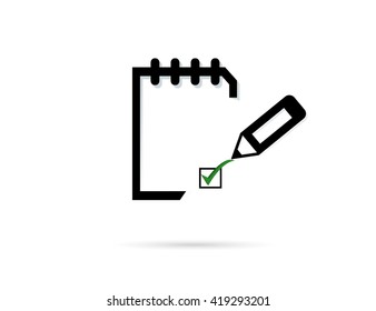 Quality control related vector outline icon. 