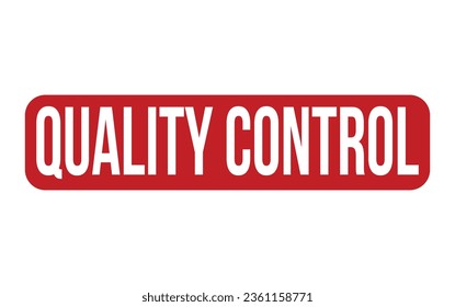 Quality Control Rubber Stamp Seal Vector