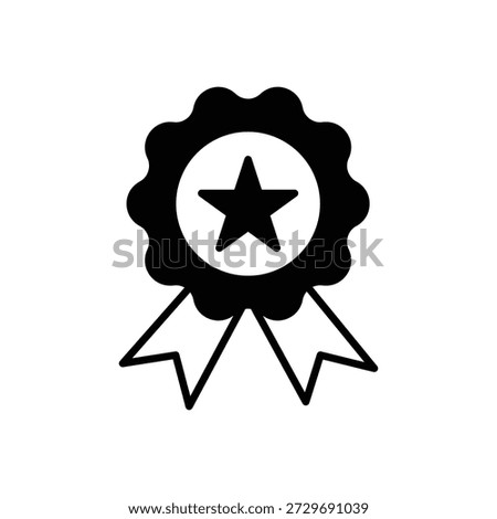 Quality Control Standard Fill Icon: Excellence Assurance
