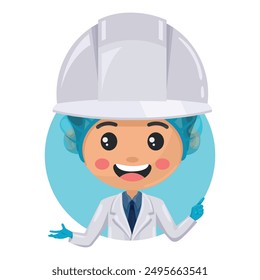 Quality control supervisor pointing his finger. Express an idea and indicate with the index finger. Food industry engineer. Chief food safety engineer. Safety in food production and processing