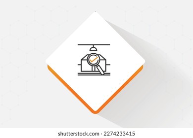 quality control tools icon vector design