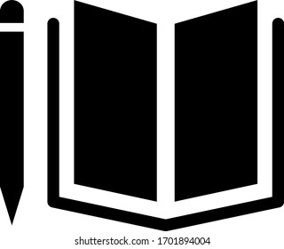 Quality education flat black icon. Sustainable Development Goals. Corporate social responsibility. Pictogram for ad, web, mobile app. 