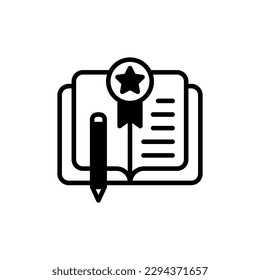 Bildungs-Icon in der Vektorgrafik. Illustration