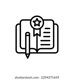 Bildungs-Icon in der Vektorgrafik. Illustration