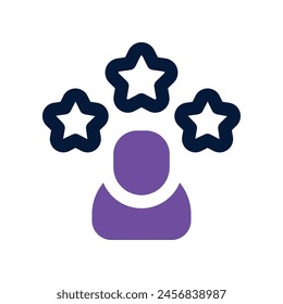 quality employee icon. vector dual tone icon for your website, mobile, presentation, and logo design.