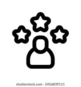 quality employee icon. vector line icon for your website, mobile, presentation, and logo design.