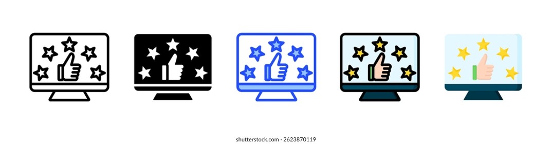 Quality Feedback Icon Collection With Multiple Styles