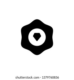 Quality Fill Vector Icon 