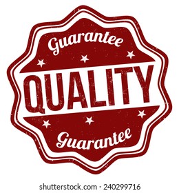 Quality grunge rubber stamp on white background, vector illustration