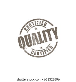 Quality grunge stamp print
