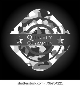 Quality Guarantee on grey camo texture
