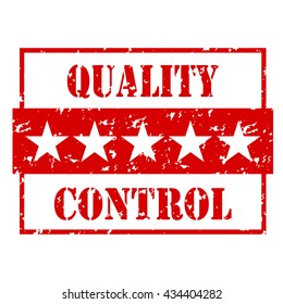 Quality guarantee rubber stamp vector illustration. Contains original brushes
