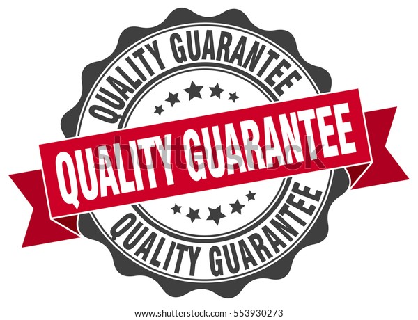 Quality Guarantee Stamp Sticker Seal Round Stock Vector (Royalty Free ...