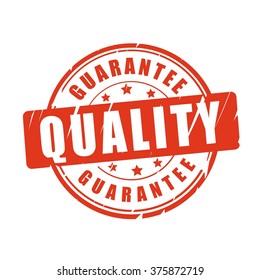 Quality Guarantee Vector Illustration Stamp