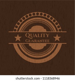 Quality Guarantee wood emblem